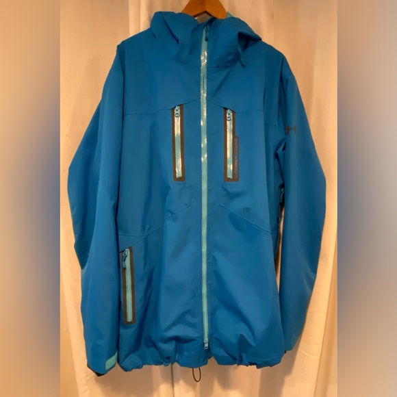 Mens UNDER ARMOUR COLDGEAR INFRARED ENYO WATERPROOF RECCO
ADVANCE SKI JACKET - Picture 1 of 8